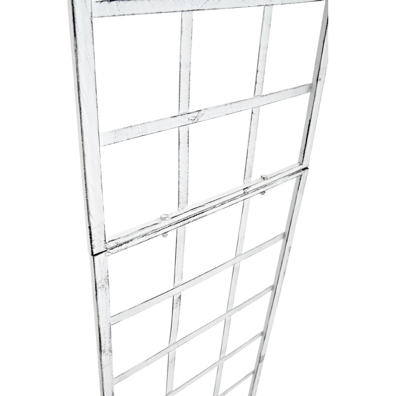 Ensemble de 2 treillis Trigo blanc antique