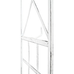 Set de 2 Rejas Trigo para plantas trepadoras Blanco antiguo