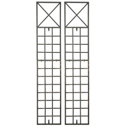 Ensemble de 2 treillis Trigo bronze