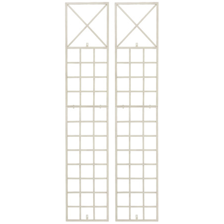 Ensemble de 2 treillis Trigo crème antique