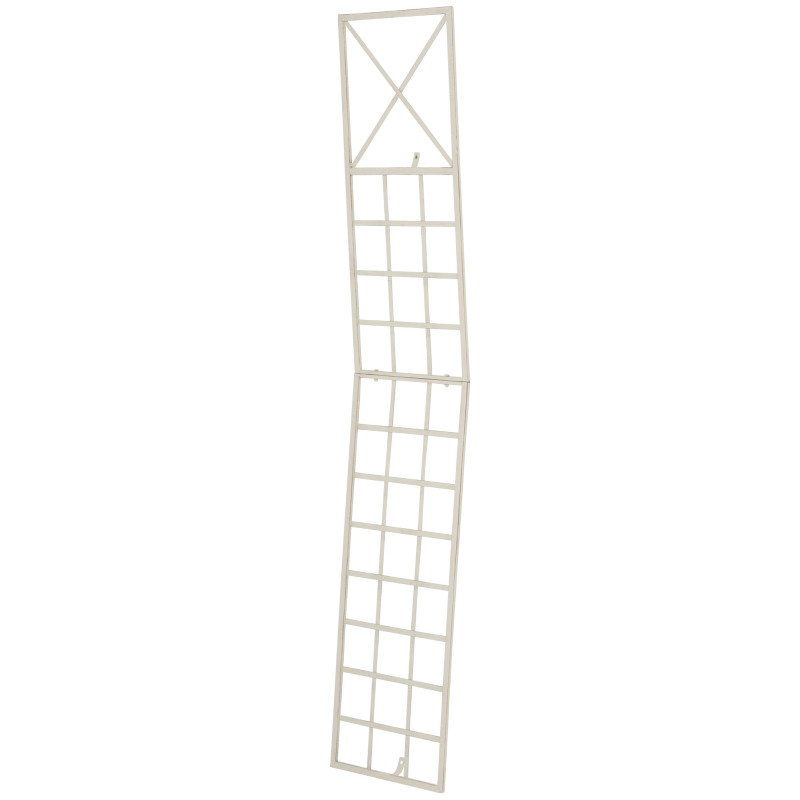 Set de 2 Rejas Trigo para plantas trepadoras Crema antiguo