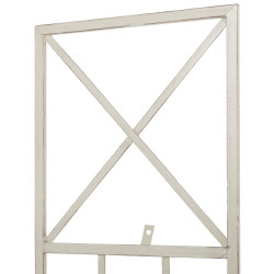 Lot de 2 Trigo treillis antique cr?me