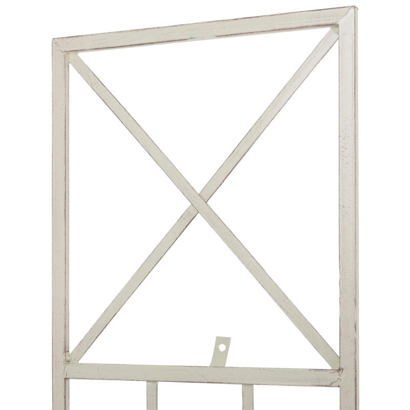 Set de 2 Rejas Trigo para plantas trepadoras Crema antiguo