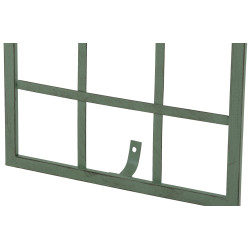 Ensemble de 2 treillis Trigo vert antique