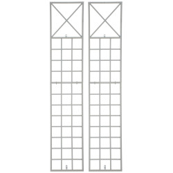 Ensemble de 2 treillis Trigo blancs