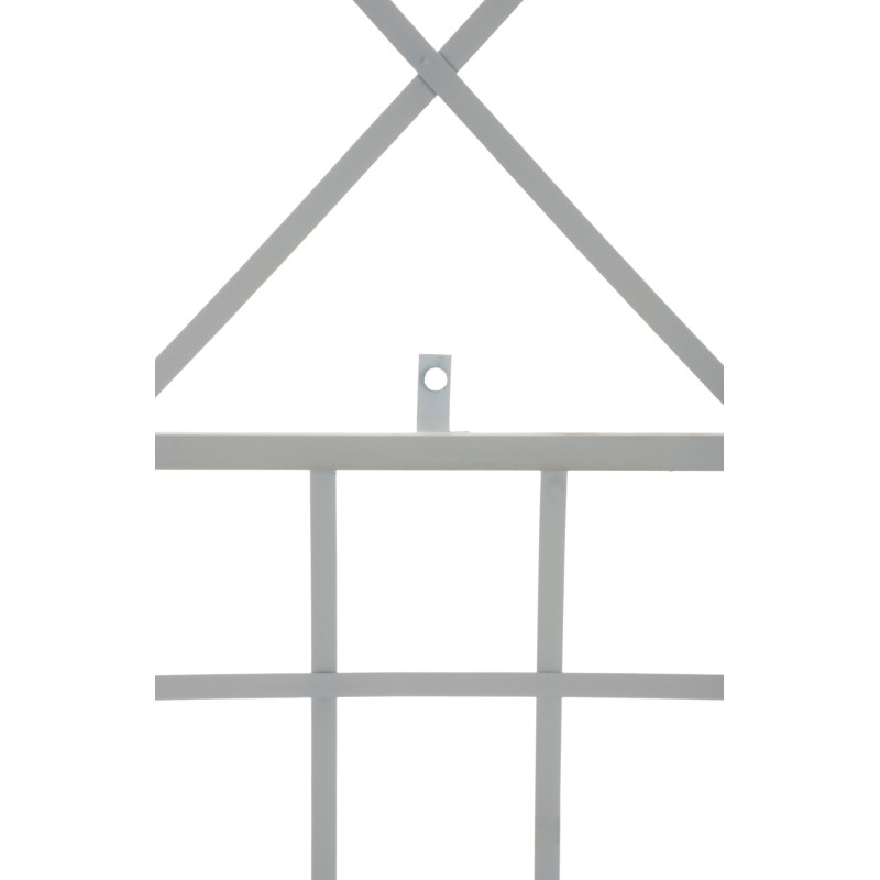 Set de 2 Rejas Trigo para plantas trepadoras Blanco