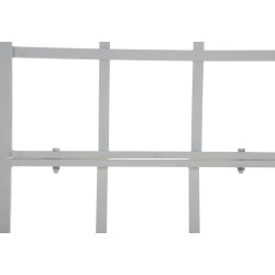 Set de 2 Rejas Trigo para plantas trepadoras Blanco