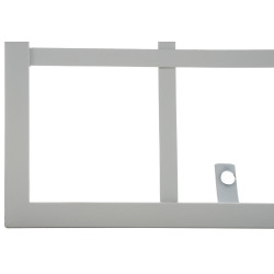 Ensemble de 2 treillis Trigo blanc