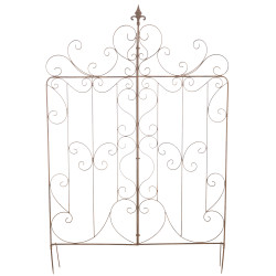 Ensemble de 2 treillis pour Mandevilla brun antique