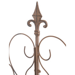 Ensemble de 2 treillis pour Mandevilla brun antique