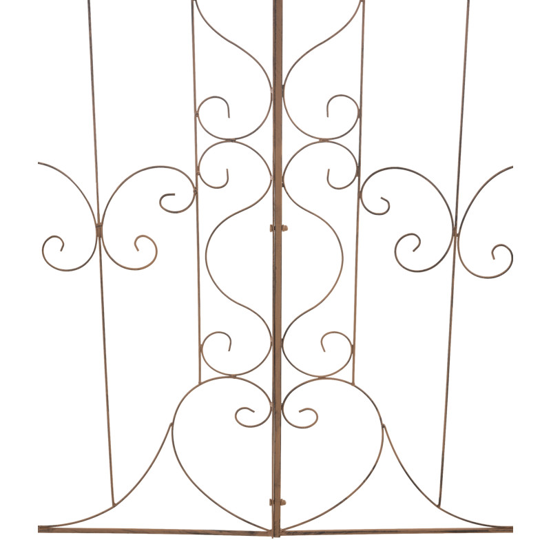 Ensemble de 2 treillis pour Mandevilla brun antique