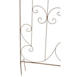 Ensemble de 2 treillis pour Mandevilla brun antique