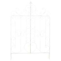 Ensemble de 2 treillis pour Mandevilla blanc