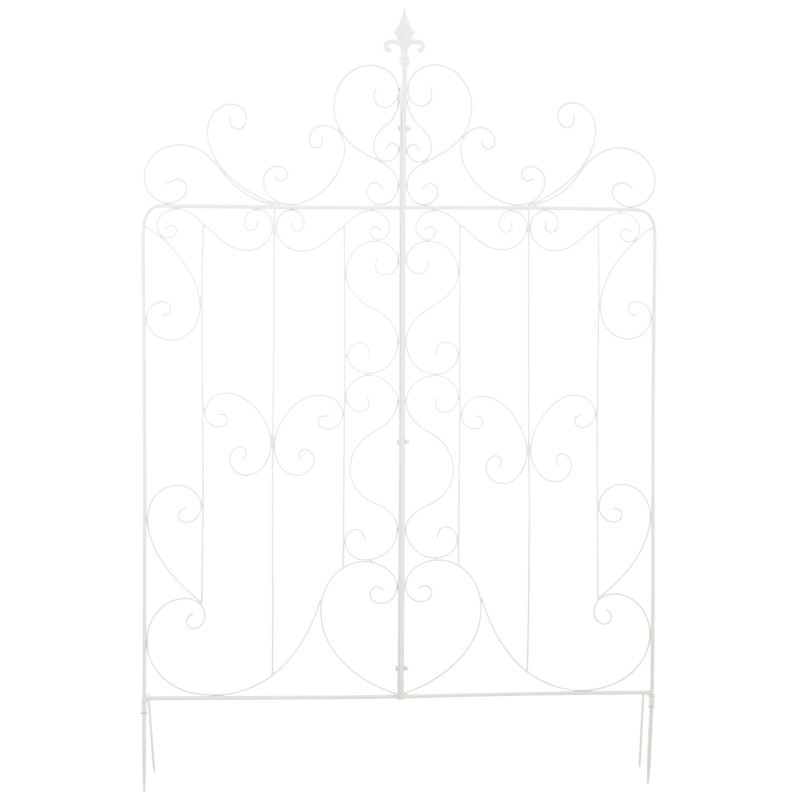 Ensemble de 2 treillis pour Mandevilla blanc