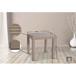 Table d'appoint océan taupe