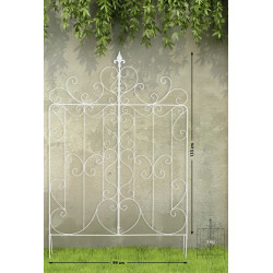 Ensemble de 2 treillis pour Mandevilla blanc