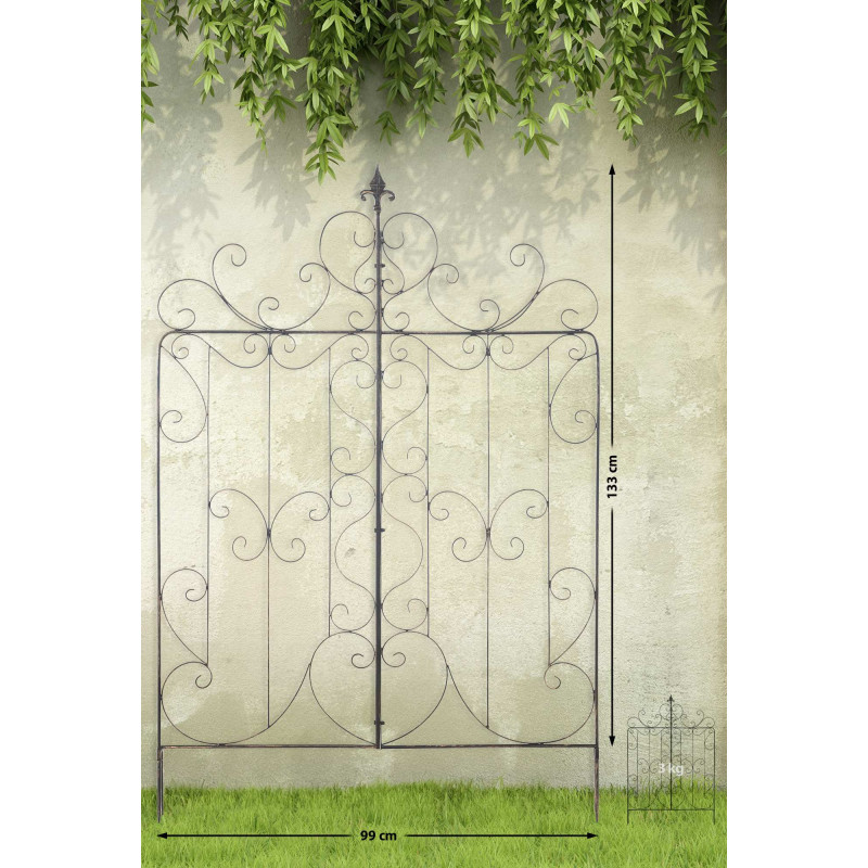 Ensemble de 2 treillis pour Mandevilla bronze