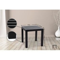 Table d'appoint océan noir