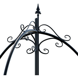 Treillis Flowton noir