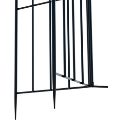 Treillis Flowton noir