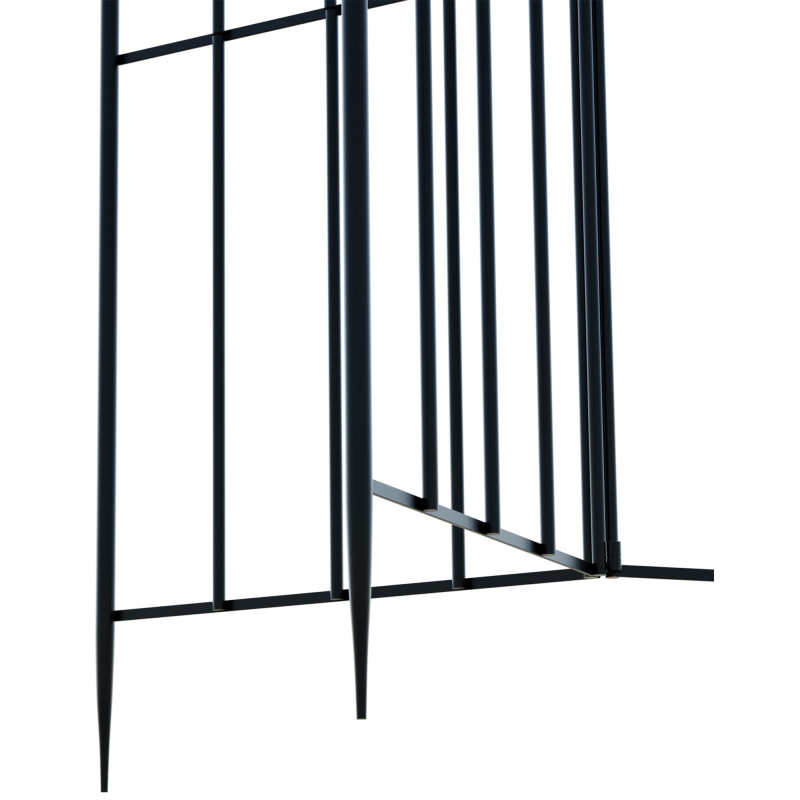 Treillis Flowton noir