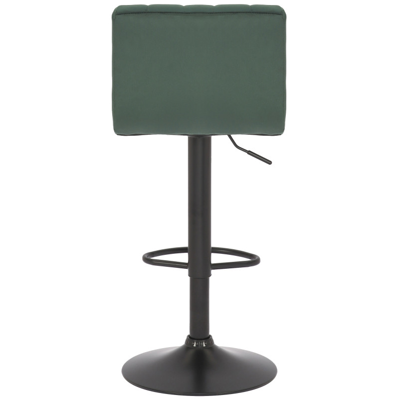 Tabouret de bar en velours Jamie vert