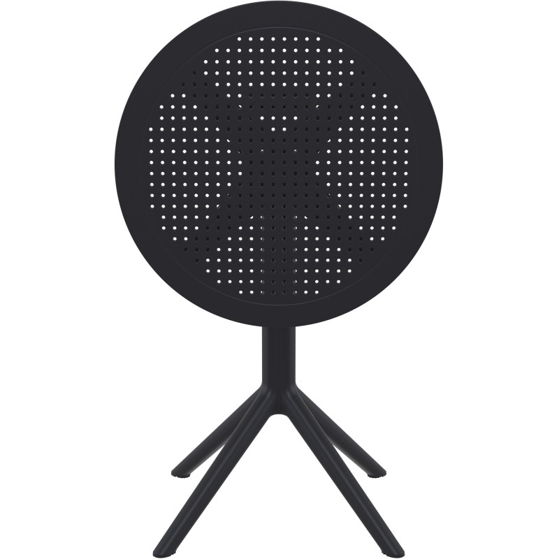 Table pliante Sky ronde noir