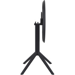 Table pliante Sky ronde noir