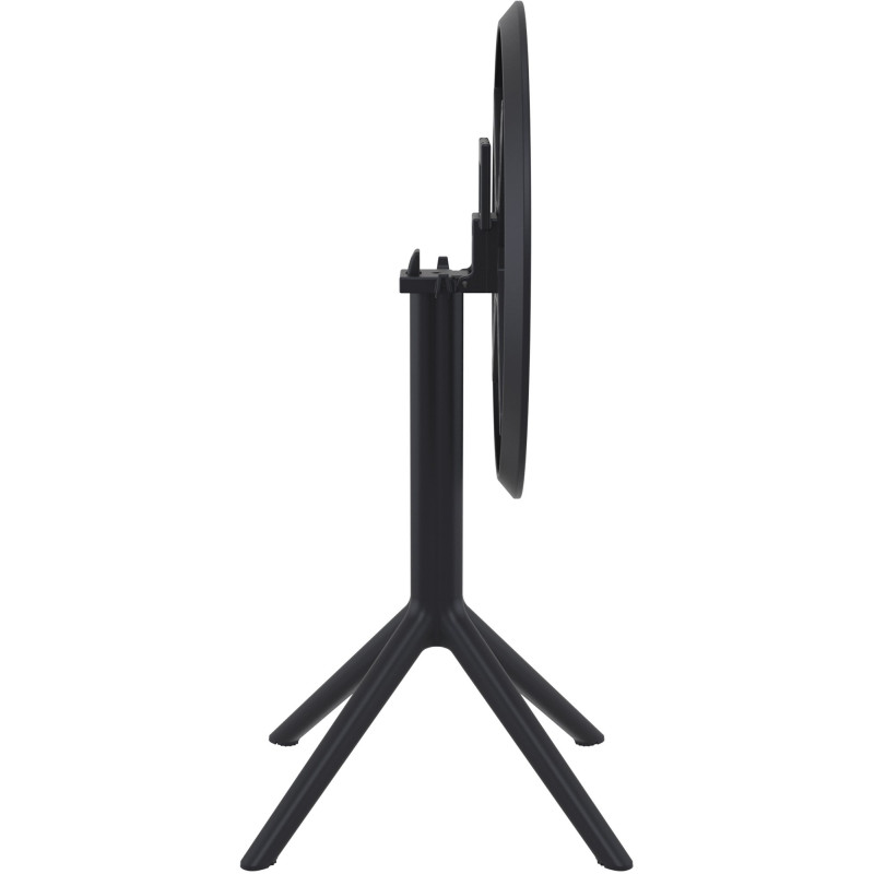 Table pliante Sky ronde noir
