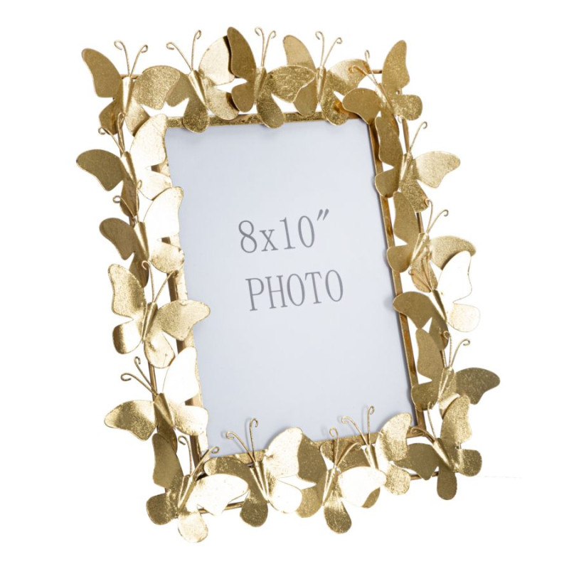 Cadre photo Papillon Glam – 35 × 15 × 38 cm (dimensions intérieures : 20 × 25 cm)