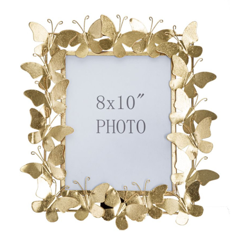 Cadre photo Papillon Glam – 35 × 15 × 38 cm (dimensions intérieures : 20 × 25 cm)