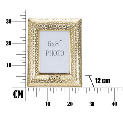 Cadre photo Glam Trous – 25 × 12 × 31 cm (dimensions intérieures : 15 × 20 cm)