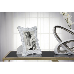 Cadre photo argent – 23,3 × 2 × 28,2 cm (dimension intérieure : 15 × 20 cm)