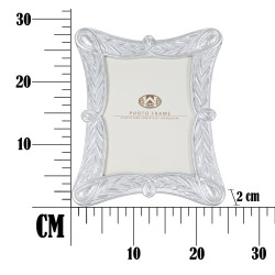 Cadre photo argent – 23,3 × 2 × 28,2 cm (dimension intérieure : 15 × 20 cm)