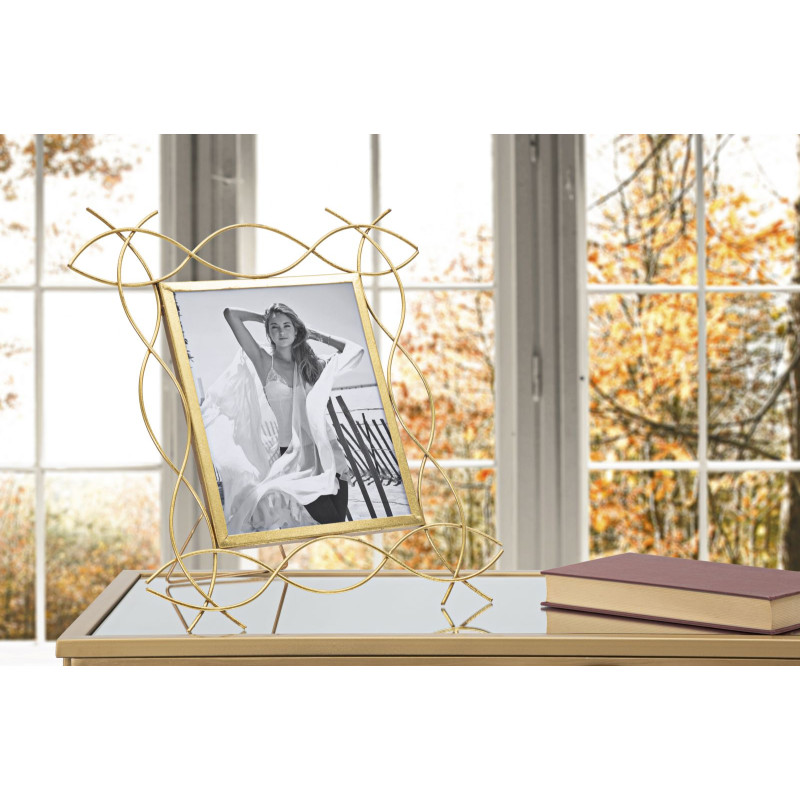 Cadre en fer Glam X – 35,5 × 15 × 37 cm (format photo : 20 × 25 cm)