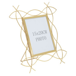 Iron frame Glam X – 29,5 × 14 × 32 cm (format photo : 15 × 20 cm)