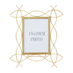 Iron frame Glam X – 29,5 × 14 × 32 cm (format photo : 15 × 20 cm)