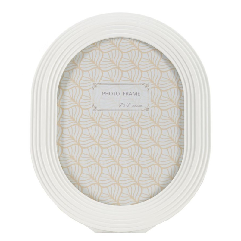 Cadre photo Ovale – 20 × 2 × 25 cm (format intérieur : 15 × 20 cm)