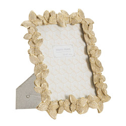 Cadre photo Farfalle gold – 22,3 × 2,3 × 27,8 cm (format intérieur : 15 × 20 cm)
