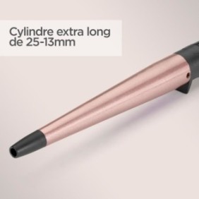 Fer a Boucler - BaByliss - C454E - Boucleur Conical Wand en quartz céramique pour des boucles naturelles, jusqu'a 210∞C