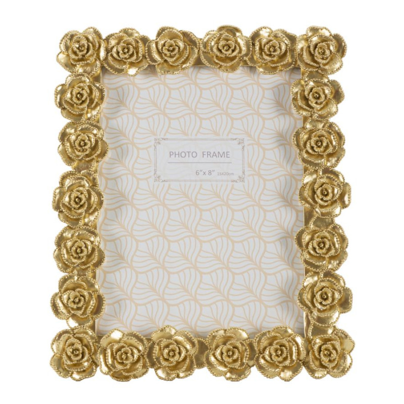 Cadre photo Roses – 21 × 2,5 × 25,5 cm (format intérieur : 15 × 20 cm)