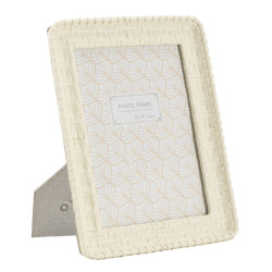 Cadre photo Style bambou – 20,5 × 2 × 25,5 cm (format intérieur : 15 × 20 cm)