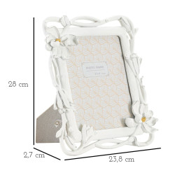 Cadre photo Magnolia – 23,8 × 2,7 × 28 cm (format intérieur : 15 × 20 cm)