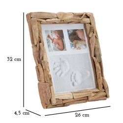 Cadre photo Nature – 26 × 4,5 × 32 cm (format intérieur : 20 × 25 cm)