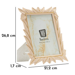 Cadre photo Feuilleté – 21,2 × 1,7 × 26,8 cm (dimension intérieure : 15 × 20 cm)