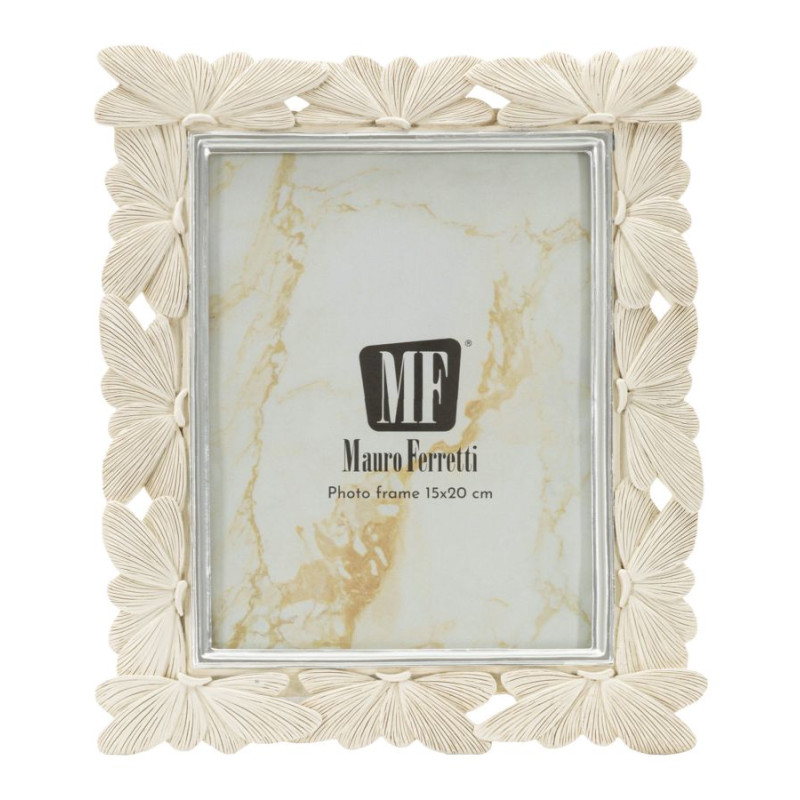 Cadre photo Papillon – 23 × 27,7 × 2 cm (dimension intérieure : 15 × 20 cm)