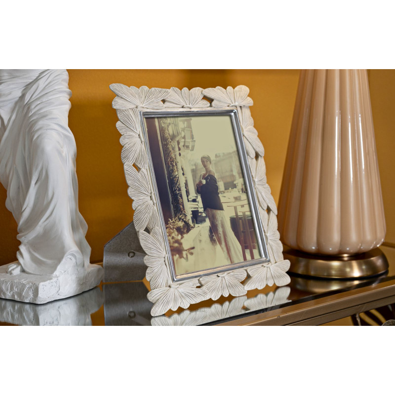 Cadre photo Papillon – 23 × 27,7 × 2 cm (dimension intérieure : 15 × 20 cm)