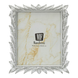 Cadre photo Leavy argent – 27 × 2 × 32,3 cm (dimension intérieure : 20 × 25 cm)