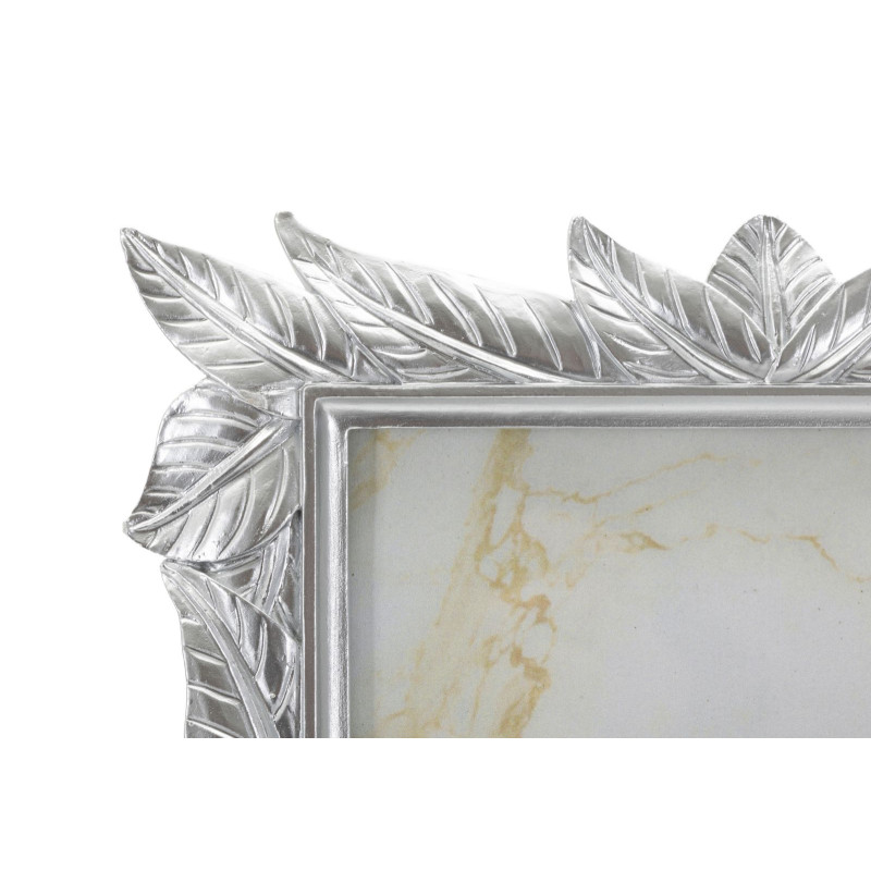 Cadre photo Leavy argent – 21,2 × 1,7 × 26,8 cm (dimension intérieure : 15 × 20 cm)