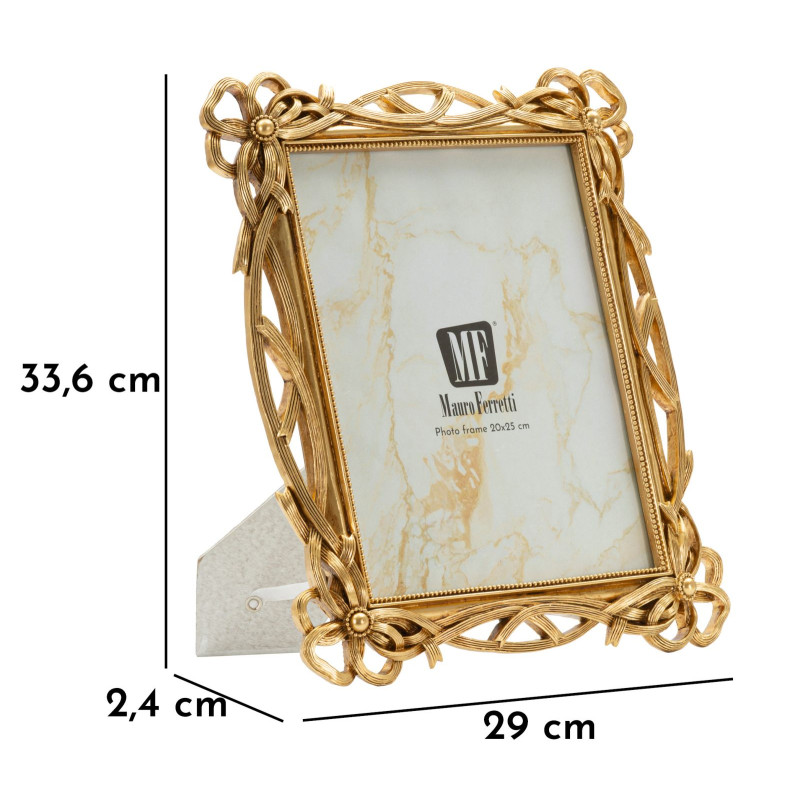 Cadre photo Nœud – 29 × 2,4 × 33,6 cm (dimension intérieure : 20 × 25 cm)